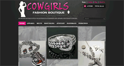 Desktop Screenshot of cowgirlsfashion.com